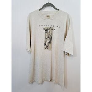 Suttons Sportswear Vintage North Carolina Timber Wolf Tee Gray XL